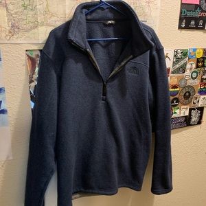 EUC north face quarter zip sweater